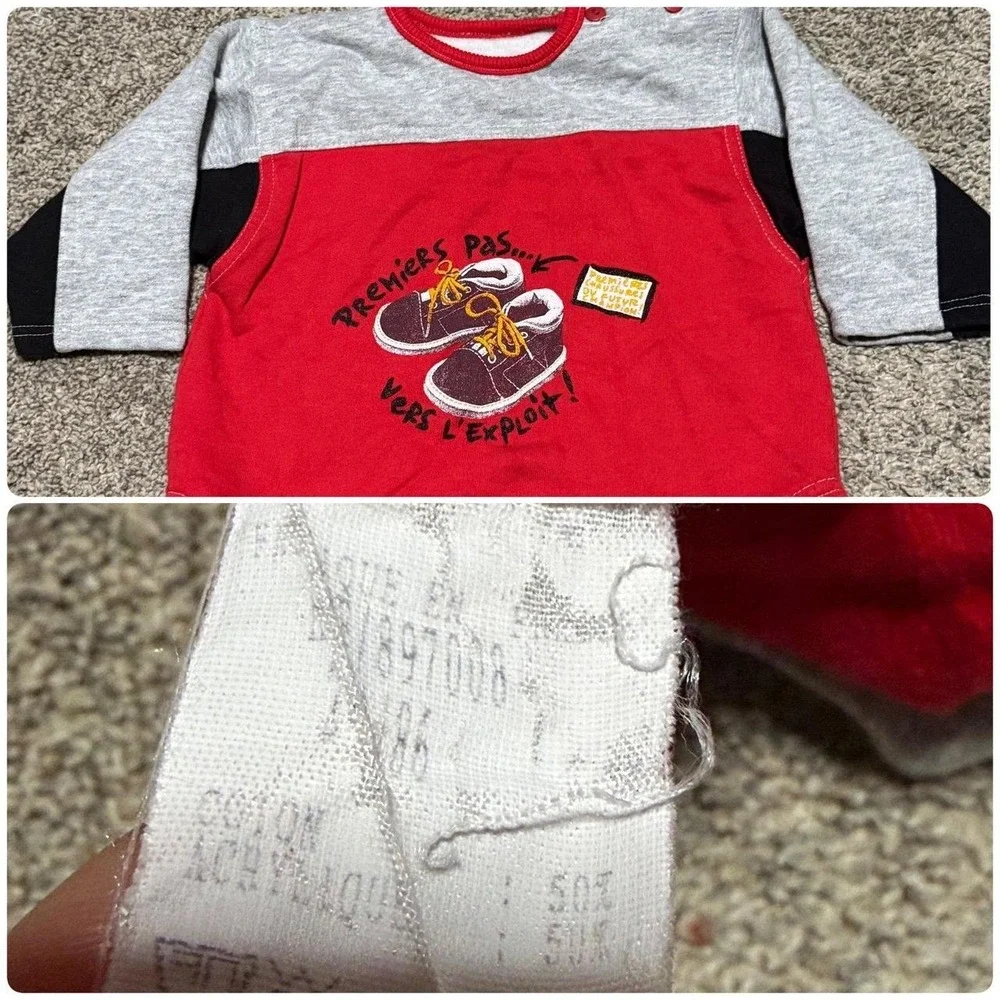 Vintage 90s Boys 4T Clothing Lot Mickey Mouse Garanimals Healthtex 9 Pc